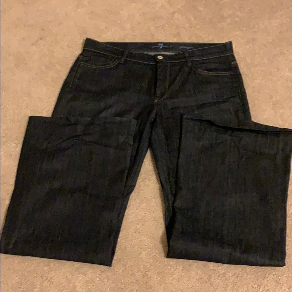 7 for all mankind wide leg jeans